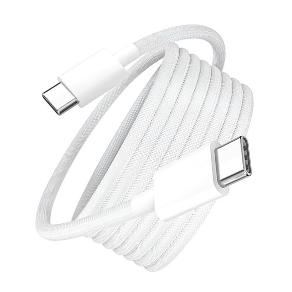 Original Type C to C Quick Fast Charging Data Cable Compatible with iPhone/Android Only Cable 20w - Image 2