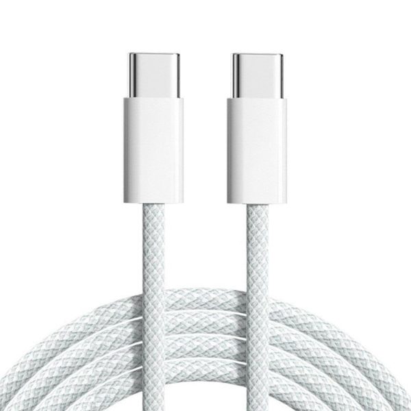 Original Type C to C Quick Fast Charging Data Cable Compatible with iPhone/Android Only Cable 20w