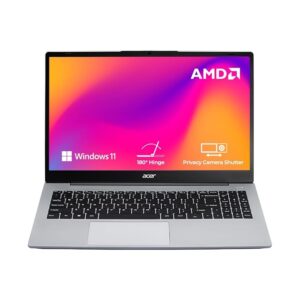 Acer Aspire 3, AMD Ryzen 3-5400U, 8GB RAM/512GB SSD, 15.6"/39.62 cm, Full HD IPS Display, Windows 11 Home, AMD Radeon Graphics, Steel Gray, 1.79 KG, A325-42, Premium Thin and Light Laptop