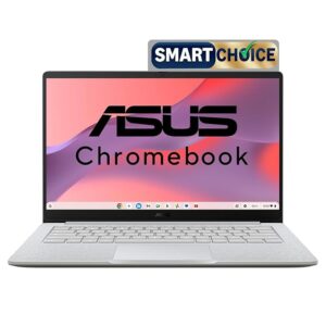 ASUS Chromebook CX1405 (2026), Smartchoice,Intel N50 Processor, Intel UHD iGPU, 8GB RAM, 128GB SSD, FHD, 14" (35.5 cm), Chrome OS, Pure Grey, 1.39 Kg, CX1405CTA-S60622, 42WHrs, Thin & Light Laptop
