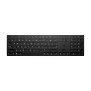 HP 450 Programmable Wireless, Full Size; 3-Zone Layout Keyboard, 2.4 GHz Wireless Connection, Compatible with PCs with Available USB-A Port