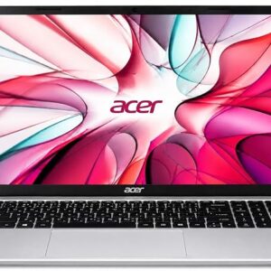 Acer One 15 Smart Laptop AO15-41M-G2 | AMD Ryzen 3 7320U | AMD Radeon 610M Graphics | 8GB LPDDR5 RAM | 256GB NVMe SSD | 15.6" FHD Display | Windows 11 Home | Silver