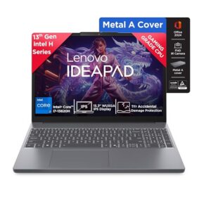 Lenovo IdeaPad Slim 3 13th Gen Core i7-13620H 15.3" (38.8cm) WUXGA IPS Laptop (16GB RAM/512GB SSD/Win 11/Office 2024/Backlit/1Yr ADP Free/Top Metal Cover & IR Camera/Grey/1.6Kg),83K1011BIN
