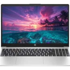 HP 15 (2026), AMD Ryzen 3 Quad Core 7335U - (8 GB DDR5/512 GB SSD/AMD Radeon 660M Graphics/Windows 11 Home) Thin and Light Business Laptop/15.6" Display/Turbo Silver/Copilot Key/1.5kg/MS Office 2024