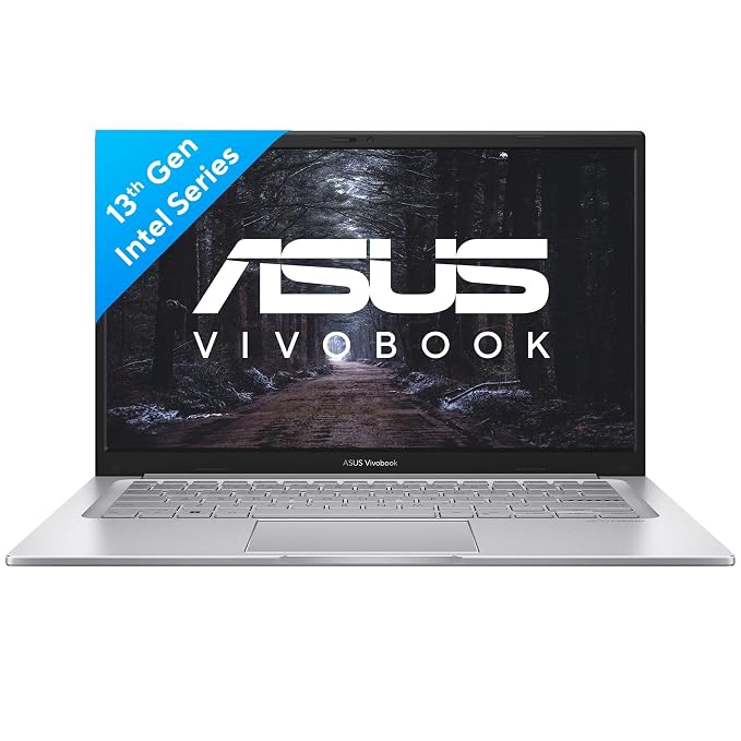 ASUS Vivobook 14 (2026),13th Gen, Intel Core i3-1315U,Intel UHD iGPU,8GB RAM,512GB SSD,FHD,14"(35.5 cm), Windows 11,M365 Basic(1Y),Office 2024,Cool Silver,1.4 Kg,X1404VA-EB1924WS, Thin & Light Laptop