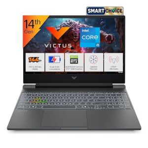 HP Smartchoice Victus, 14th Gen Intel Core i5-14450HX, 6GB RTX 3050, 24GB DDR5(Upgradeable) 512GB SSD, 144Hz, 300 nits, 15.6''/39.6cm, Win11, Office 24, Mica Silver, 2.3kg, fa2303/15tx, Gaming Laptop