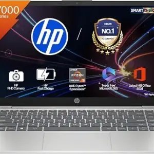 HP 15 Smartchoice, AMD Ryzen 3 7320U (8GB LPDDR5, 512GB SSD) FHD, Anti-Glare, Micro-Edge, 15.6''/39.6cm, Win11, M365 Basic(1yr)* Office24, Silver, 1.59kg, fc0500AU, FHD Camera w/Privacy Shutter Laptop